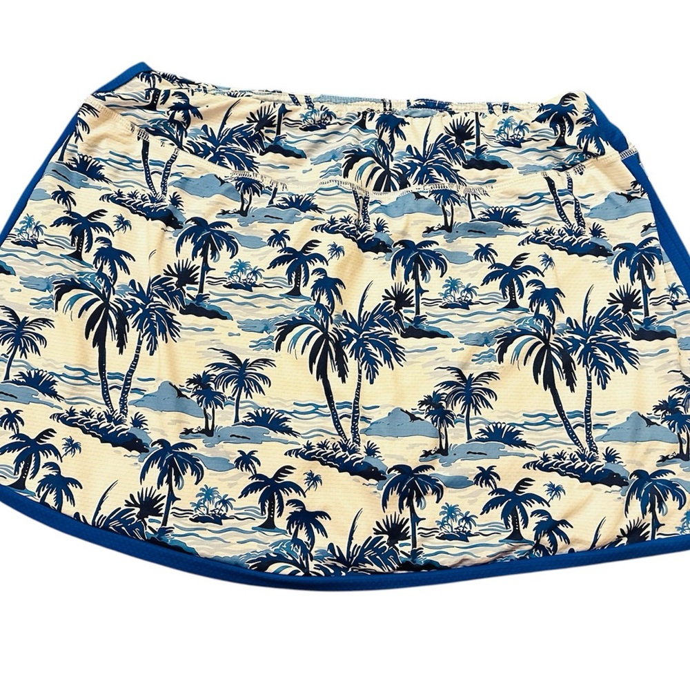 Gottex Swim Skort with Palm Trees Size XL